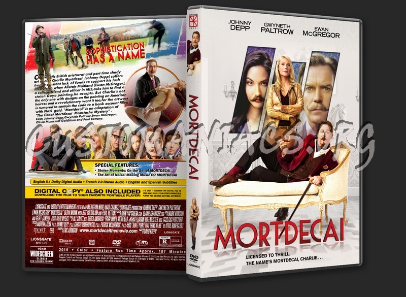 Mortdecai (2015) dvd cover