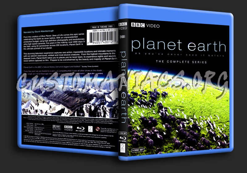 Planet Earth The Complete Series blu-ray cover