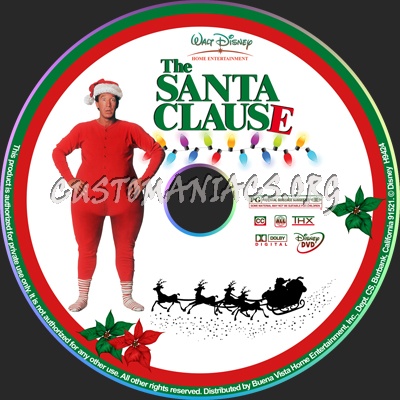 The Santa Clause dvd label