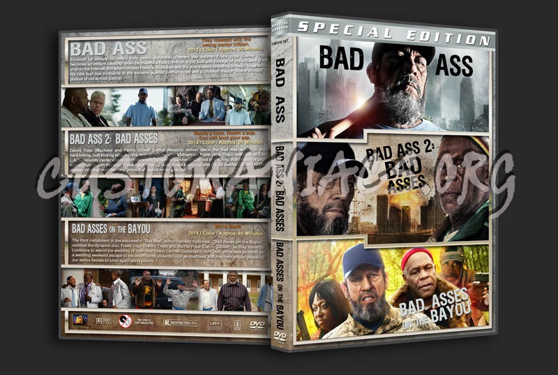 Bad Ass Triple Feature dvd cover