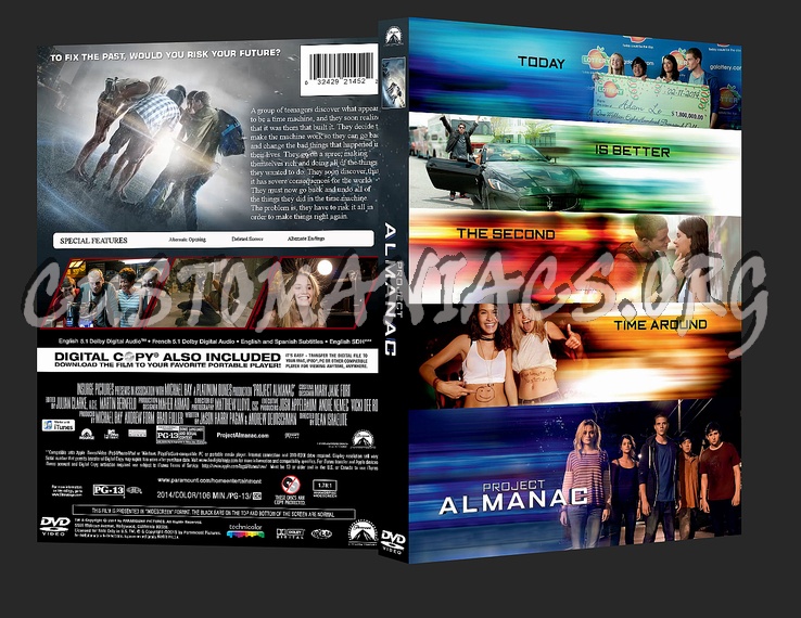 Project Almanac dvd cover