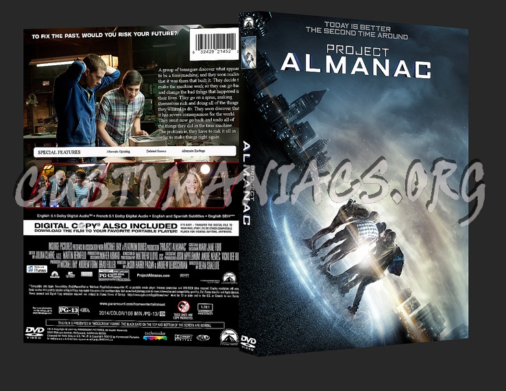 Project Almanac dvd cover