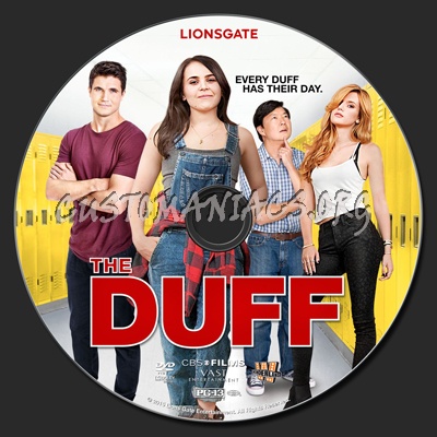 The DUFF dvd label