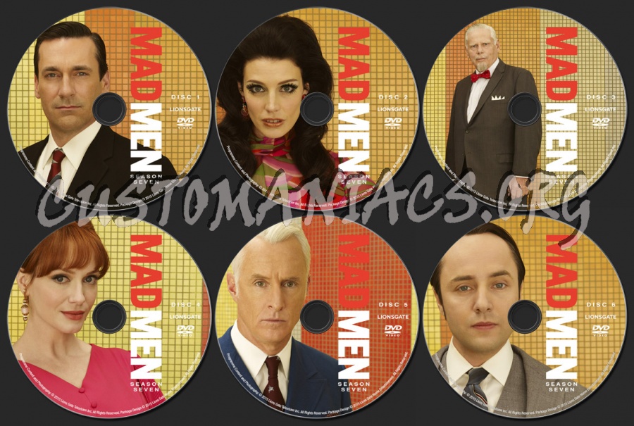 Mad Men Season 7 dvd label