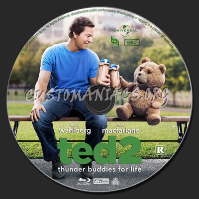 Ted 2 blu-ray label