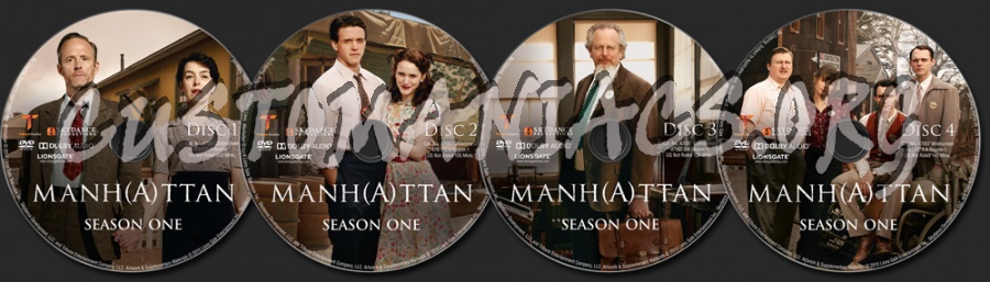 Manhattan Season 1 dvd label