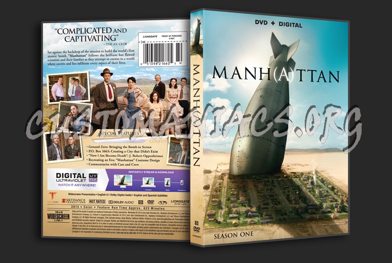 Manhattan Season 1 dvd cover