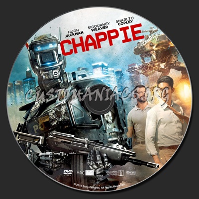 Chappie dvd label