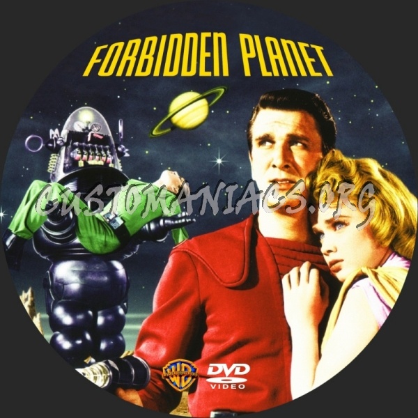 Forbidden Planet dvd label