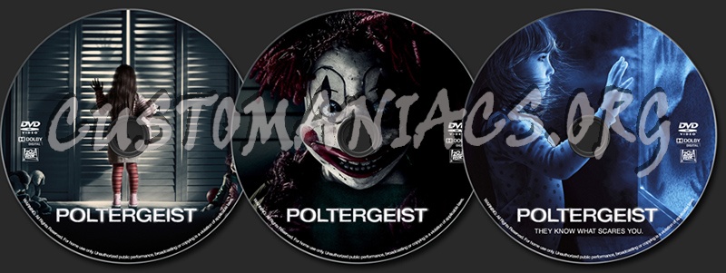Poltergeist (2015) dvd label