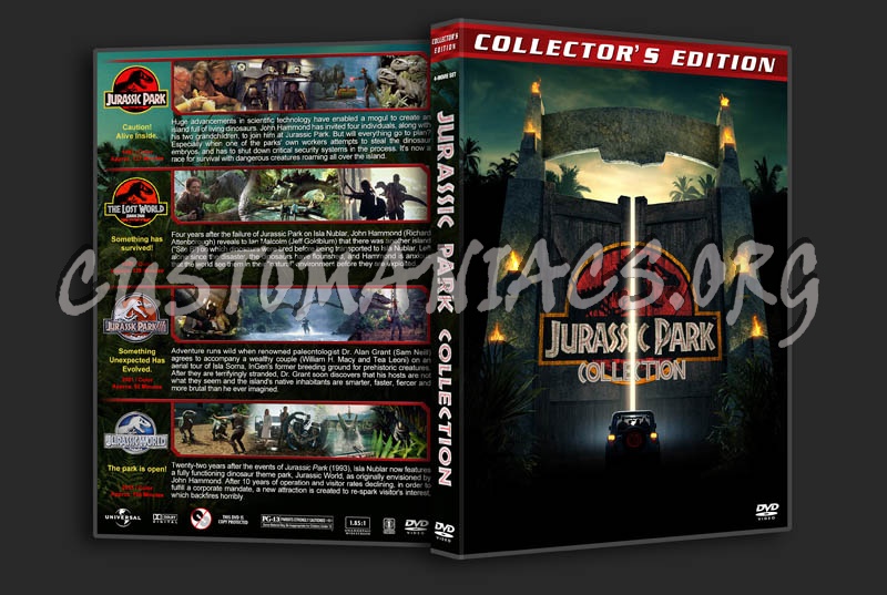 Jurassic Park Collection dvd cover