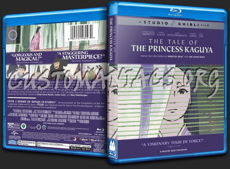 The Tale of the Princess Kaguya blu-ray cover