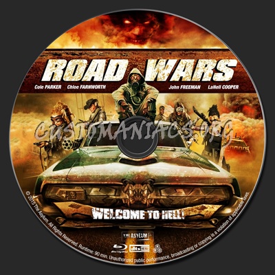 Road Wars blu-ray label