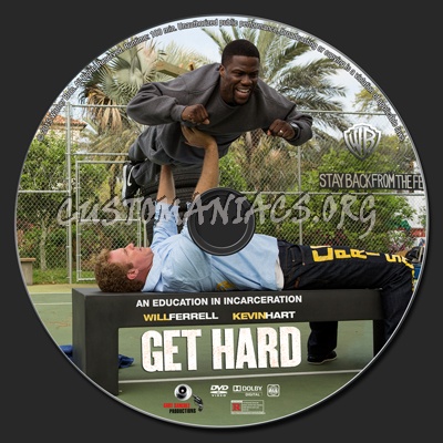 Get Hard dvd label