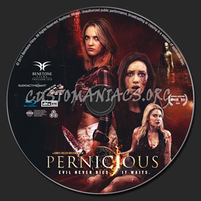 Pernicious blu-ray label