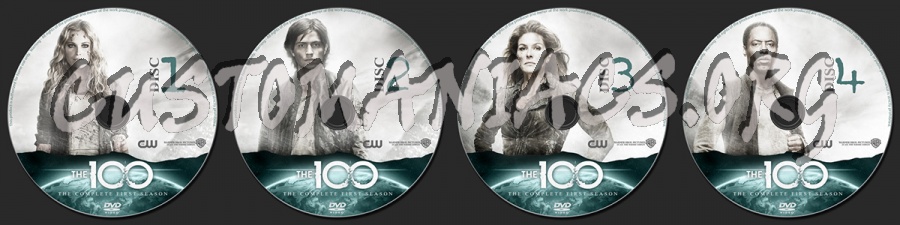 The 100 Season 1 dvd label