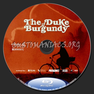 The Duke of Burgundy blu-ray label