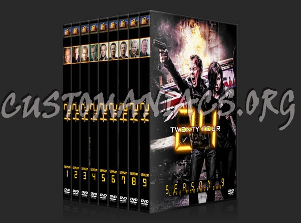 24 Seasons 1-9 dvd cover