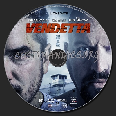 Vendetta dvd label