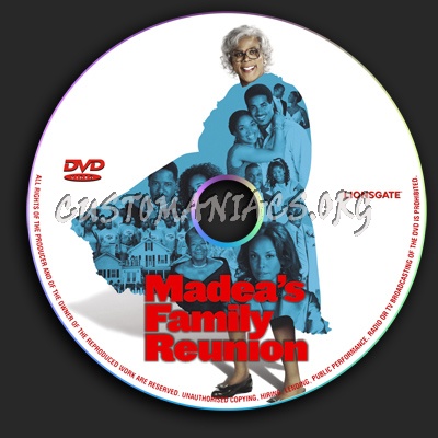 Madea's Family Reunion dvd label