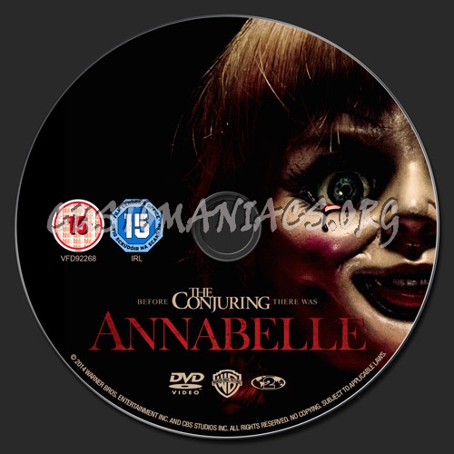 Annabelle dvd label