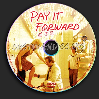 Pay It Forward dvd label