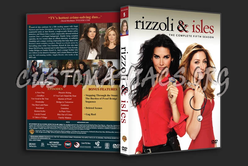 Rizzoli & Isles - Season 5 dvd cover