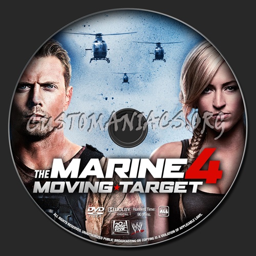 The Marine 4: Moving Target dvd label