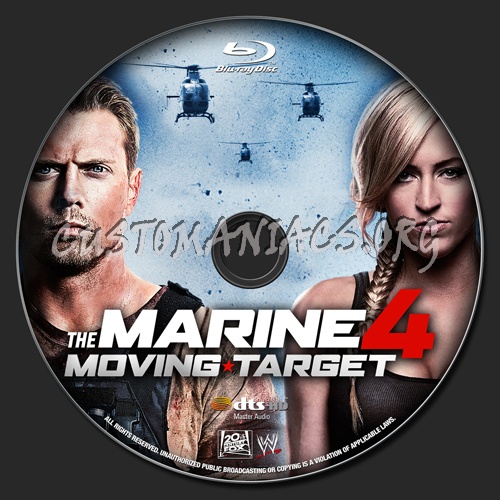 The Marine 4: Moving Target blu-ray label