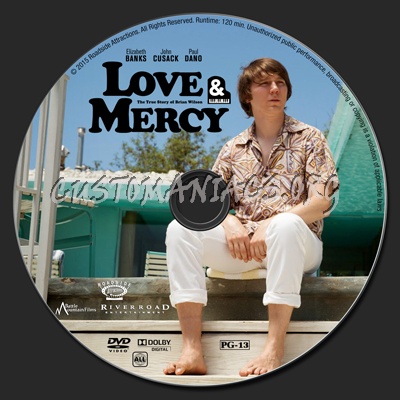 Love & Mercy dvd label