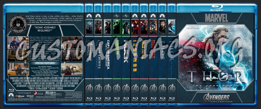 Avengers Collection blu-ray cover