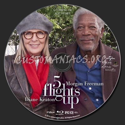 5 Flights Up blu-ray label