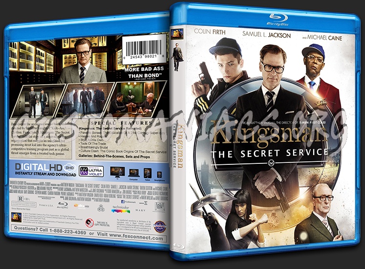 Kingsman: The Secret Service blu-ray cover