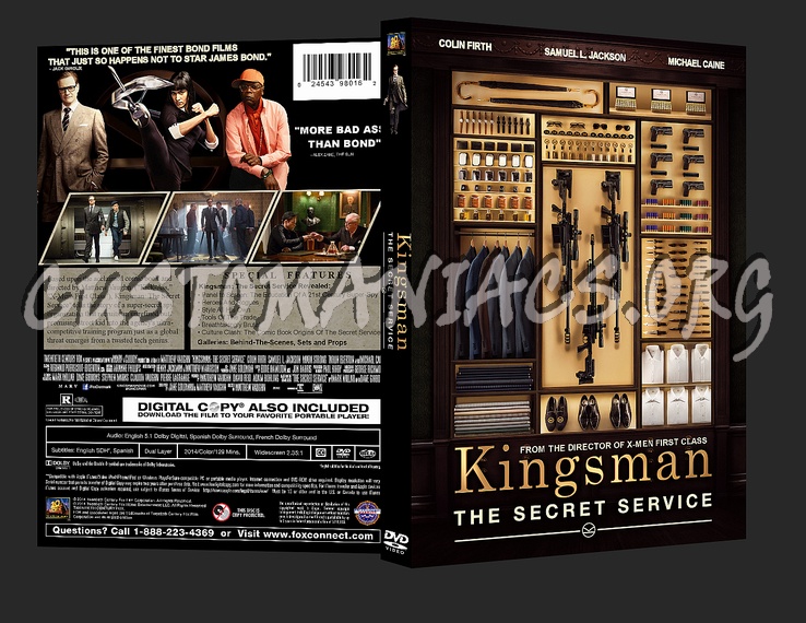 Kingsman: The Secret Service dvd cover