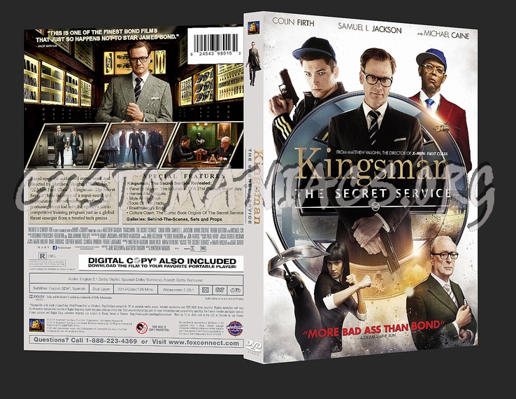 Kingsman: The Secret Service dvd cover