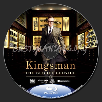 Kingsman: The Secret Service blu-ray label