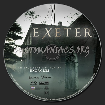 Exeter (aka: Backmask) blu-ray label