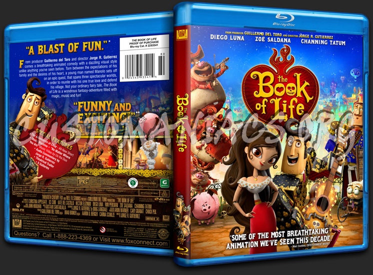 The Book of Life blu-ray cover