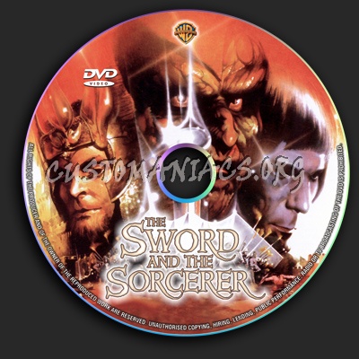 The Sword And The Sorcerer dvd label