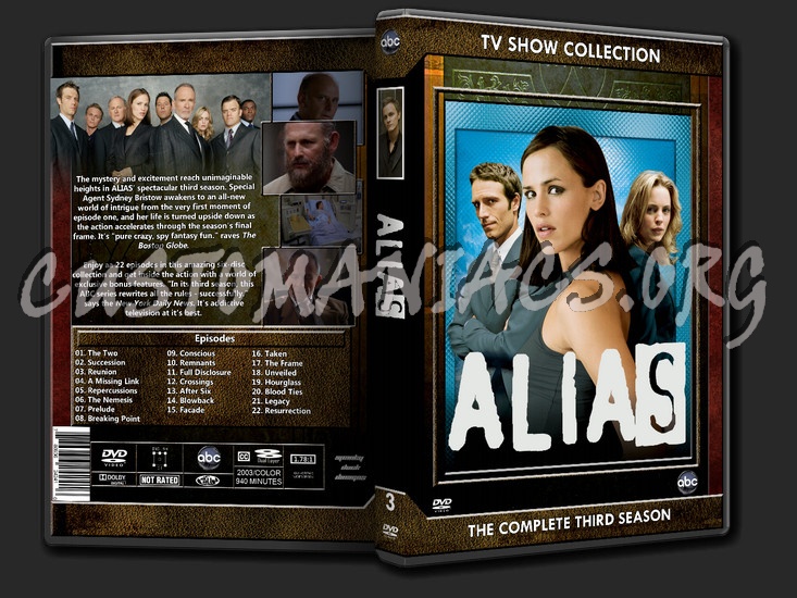 Alias Season 3 dvd cover