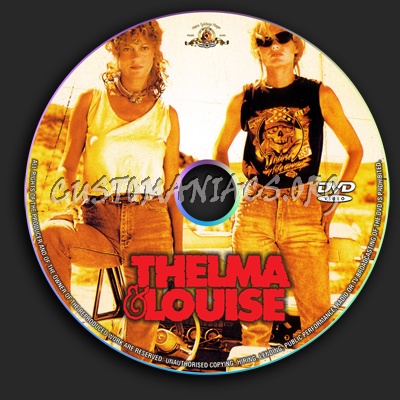 Thelma and Louise dvd label
