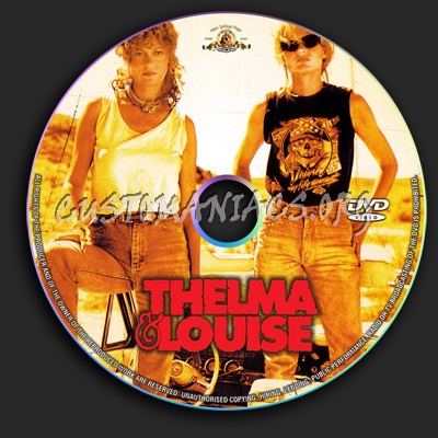 Thelma and Louise dvd label