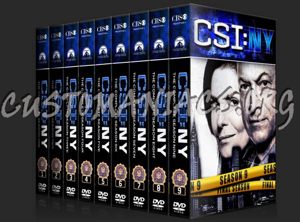 CSI: NY - Seasons 1-9 (3370x2175) dvd cover