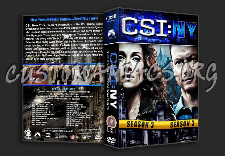 CSI: NY - Seasons 1-9 (3370x2175) dvd cover