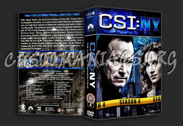 CSI: NY - Seasons 1-9 (3370x2175) dvd cover