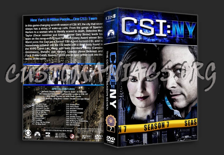 CSI: NY - Seasons 1-9 (3370x2175) dvd cover