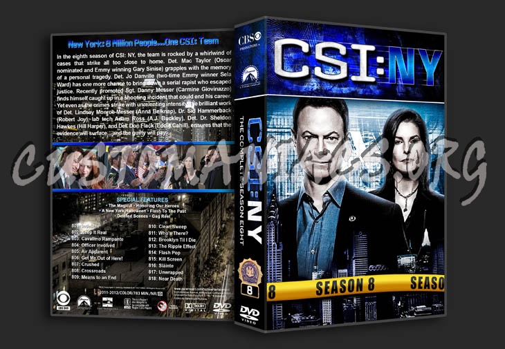 CSI: NY - Seasons 1-9 (3370x2175) dvd cover