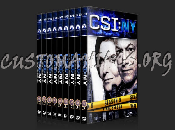 CSI: NY - Seasons 1-9 (3240x2175) dvd cover