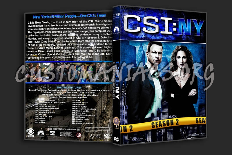 CSI: NY - Seasons 1-9 (3240x2175) dvd cover