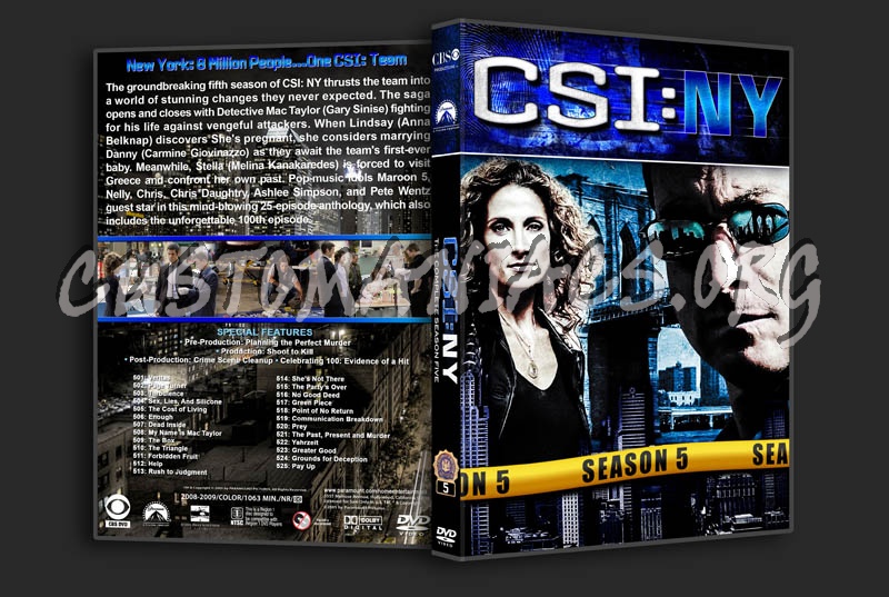 CSI: NY - Seasons 1-9 (3240x2175) dvd cover